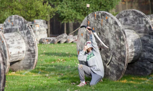 Archery Tag sur un site d'entreprise