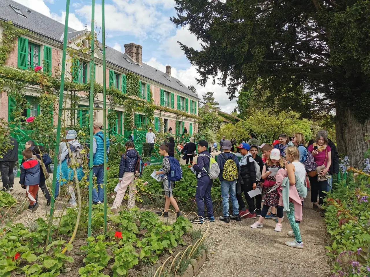 Une découverte de Giverny en groupe.