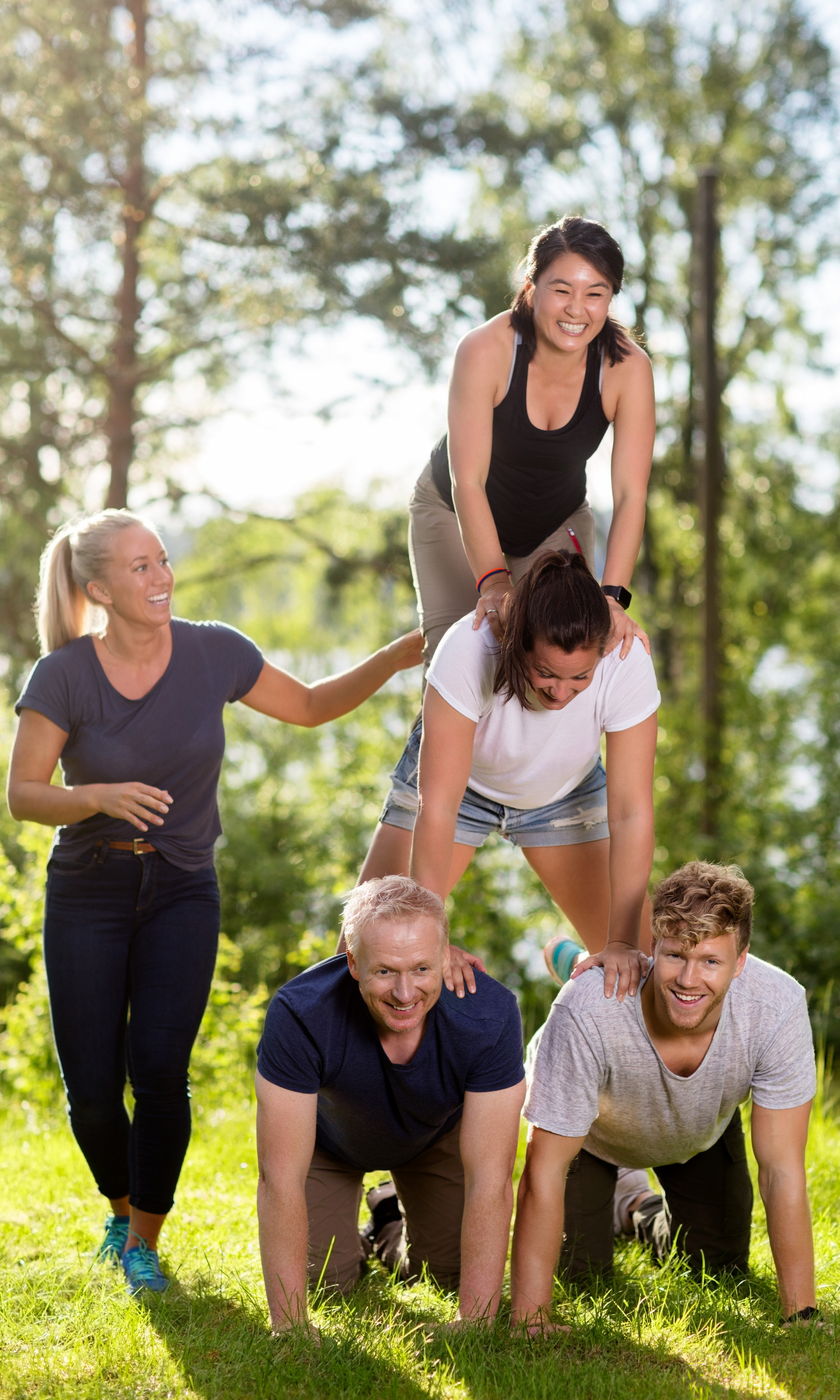 Team building mobile directement sur le site du client