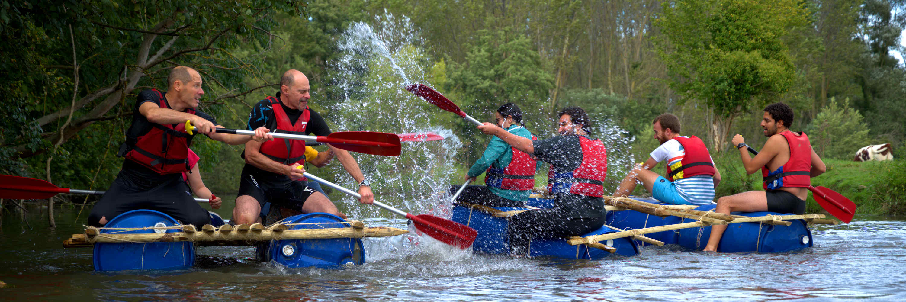 Activit&eacute; outdoor en &eacute;quipe sur radeaux &ndash; Rando&rsquo;Events