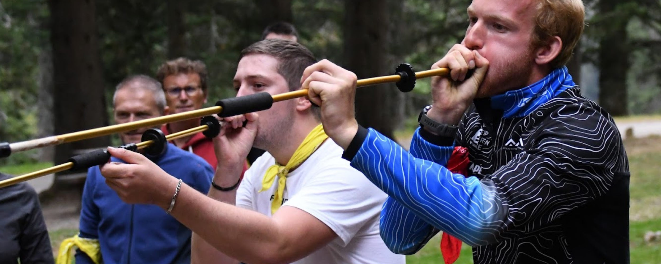 Animation sarbacane en plein air pour team building