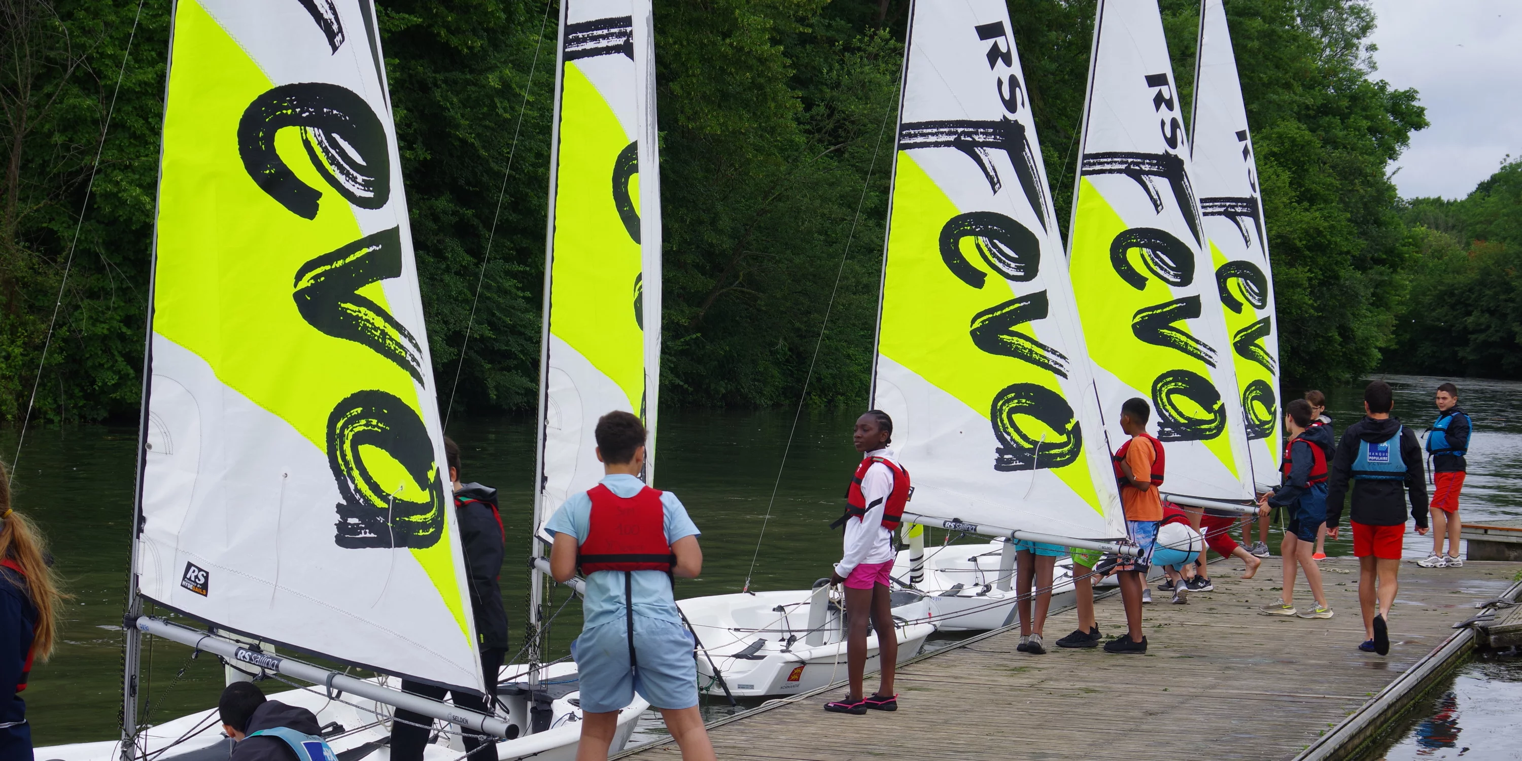 Défis d'équipage en voile à Vernon