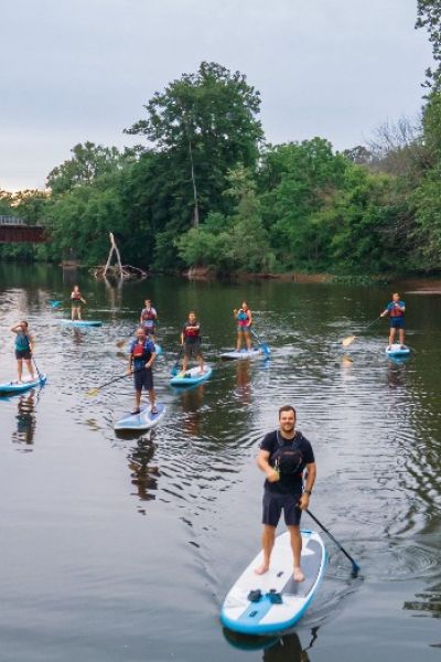 Initiation au stand up paddle pour groupe en milieu naturel